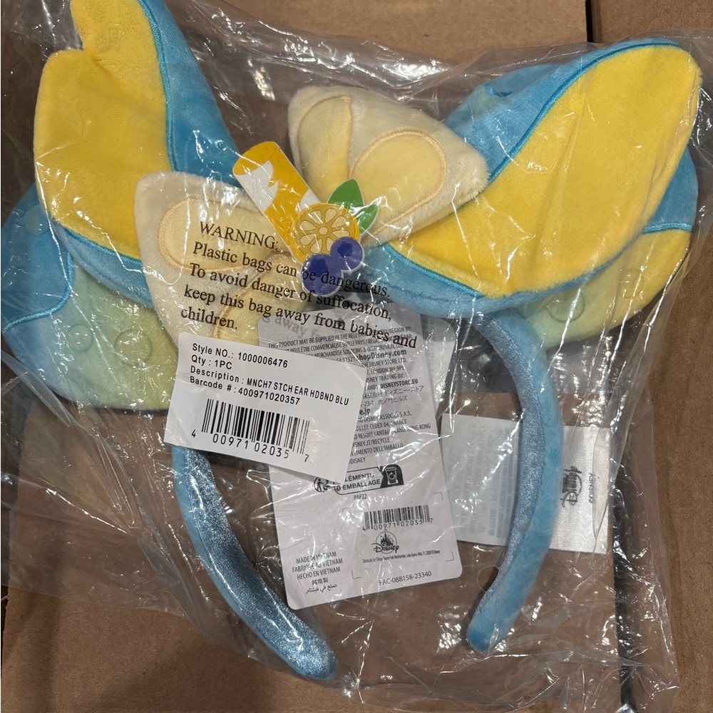 Disney Parks Stitch Munchlings Headband Ears